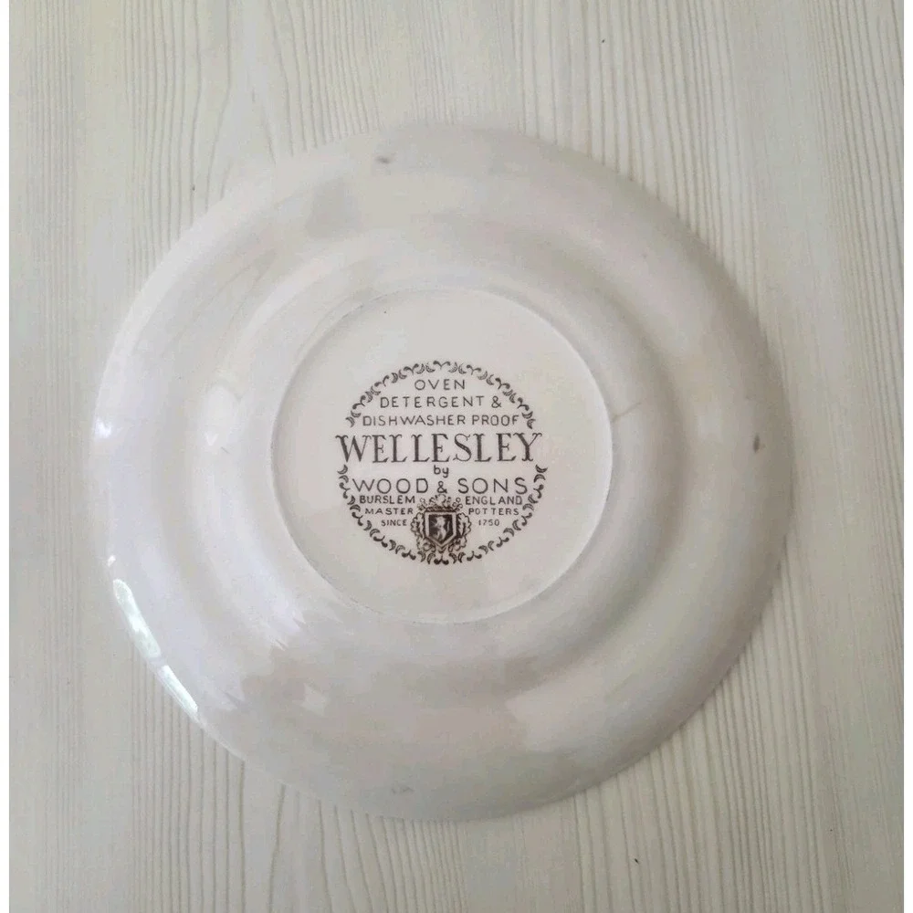 Wood & Sons WELLESLEY Salad Plate(s), Brown, Set Of 3